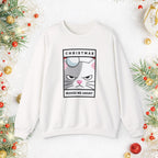 Grumpy Cat Christmas Sweatshirt - "Christmas Makes Me Angry" Graphic Crewneck