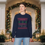 Holiday Cat Sweatshirt — 'Mission Accomplished' Funny Cat Christmas Sweater Design