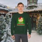 Grumpy Cat Christmas Sweatshirt – "XMAS IS NO FUN" Holiday Crewneck