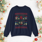 Christmas Tequila Sweater — Feliz Navidad Tequila A Lot Holiday Crewneck