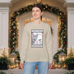 Grumpy Cat Christmas Sweatshirt - "Christmas Makes Me Angry" Graphic Crewneck