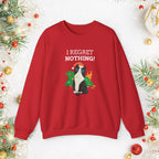 Meowy Christmas Cat Sweatshirt - Cute Holiday Cat Crewneck