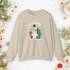 Let It Snow Snowman Sweatshirt – Holiday Cat & Dog Christmas Crewneck