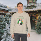 Meowy Christmas Cat Sweatshirt - Cute Holiday Cat Crewneck