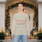 Dachshund Holiday Crewneck Sweatshirt — Cute Wiener Dog Christmas Sweater