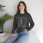 Funny "Merry Christmas Ya Filthy Animal" Christmas Crewneck Sweatshirt