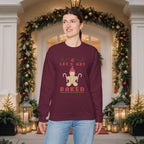 Holiday 'Let's Get Baked' Gingerbread Sweatshirt — Funny Christmas Baking Sweater