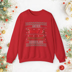 Dachshund Holiday Crewneck Sweatshirt — Cute Wiener Dog Christmas Sweater