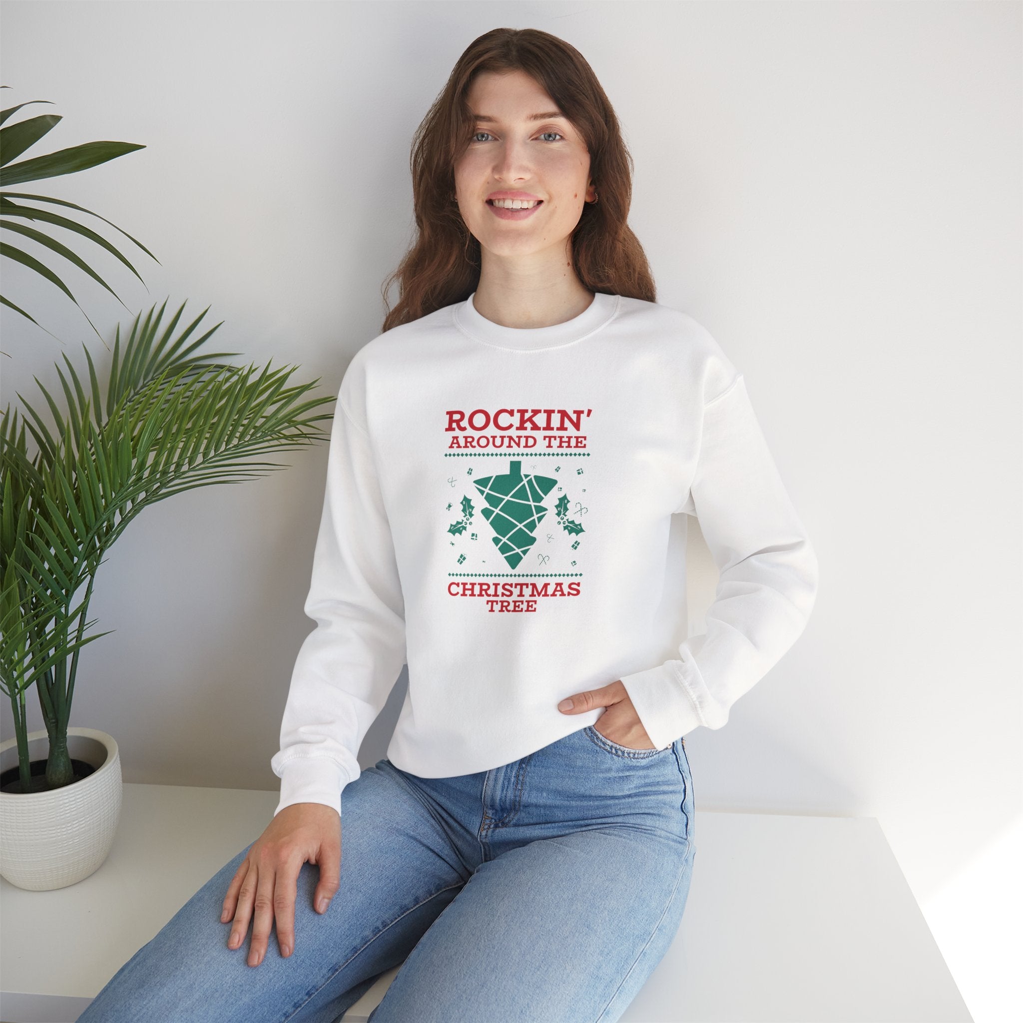 Rockin' Around the Christmas Tree Crewneck Sweatshirt