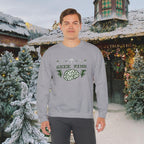 Geek Mind Crewneck Sweatshirt – Retro Pixel Brain Gaming Holiday Sweater