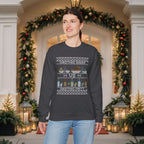 Christmas Dinner vs Christmas Party Sweatshirt – Funny Holiday Ugly Sweater Style