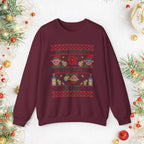 Christmas Tequila Sweater — Feliz Navidad Tequila A Lot Holiday Crewneck