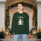 Let It Snow Snowman Sweatshirt – Holiday Cat & Dog Christmas Crewneck