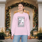 Grumpy Cat Christmas Sweatshirt - "Christmas Makes Me Angry" Graphic Crewneck