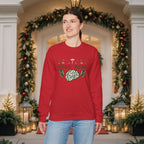 Geek Mind Crewneck Sweatshirt – Retro Pixel Brain Gaming Holiday Sweater