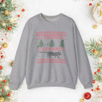 Holiday Cat Sweatshirt — 'Mission Accomplished' Funny Cat Christmas Sweater Design