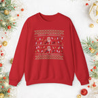 Funny "Merry Christmas Ya Filthy Animal" Christmas Crewneck Sweatshirt