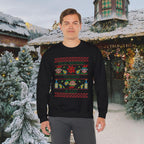 Christmas Tequila Sweater — Feliz Navidad Tequila A Lot Holiday Crewneck