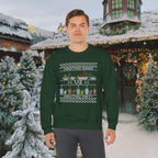 Christmas Dinner vs Christmas Party Sweatshirt – Funny Holiday Ugly Sweater Style