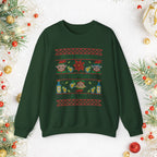 Christmas Tequila Sweater — Feliz Navidad Tequila A Lot Holiday Crewneck