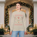 Christmas Tequila Sweater — Feliz Navidad Tequila A Lot Holiday Crewneck