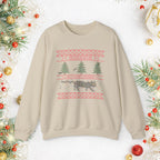 Holiday Cat Sweatshirt — 'Mission Accomplished' Funny Cat Christmas Sweater Design