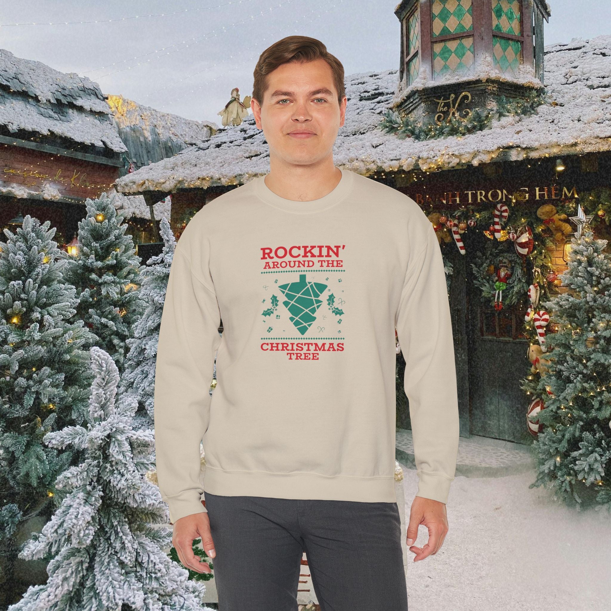 Rockin' Around the Christmas Tree Crewneck Sweatshirt