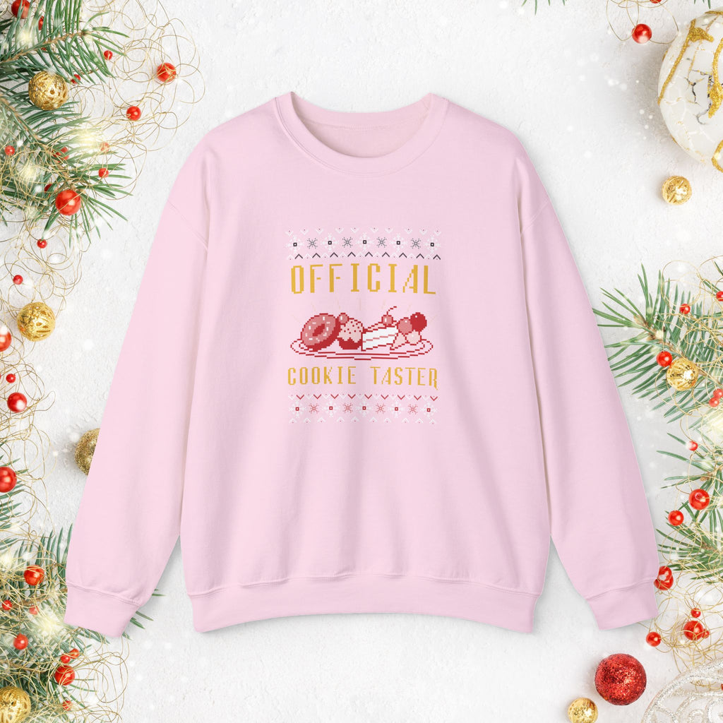 Official Cookie Taster Christmas Sweater — Cute Holiday Baking Crewneck