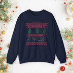Holiday Cat Sweatshirt — 'Mission Accomplished' Funny Cat Christmas Sweater Design