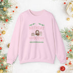 Birthday Boy Jesus Sweatshirt — Festive Retro Cake & Candles Crewneck