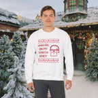 Christmas Sweatshirt — "Working On My Santa Body" Funny Holiday Crewneck