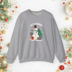 Let It Snow Snowman Sweatshirt – Holiday Cat & Dog Christmas Crewneck