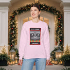Crewneck Sweatshirt - "No Hugs Please" Grumpy Raccoon Holiday Sweater