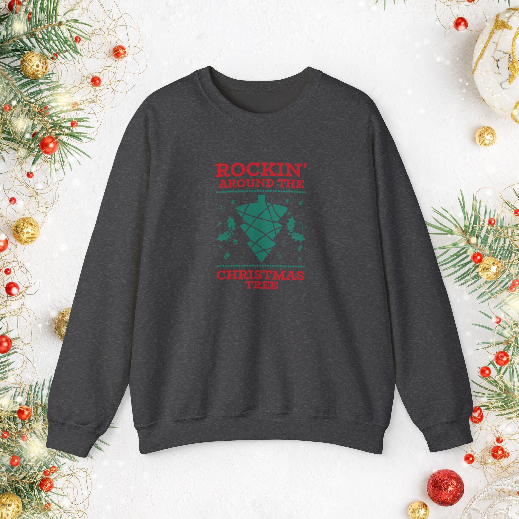 Rockin' Around the Christmas Tree Crewneck Sweatshirt