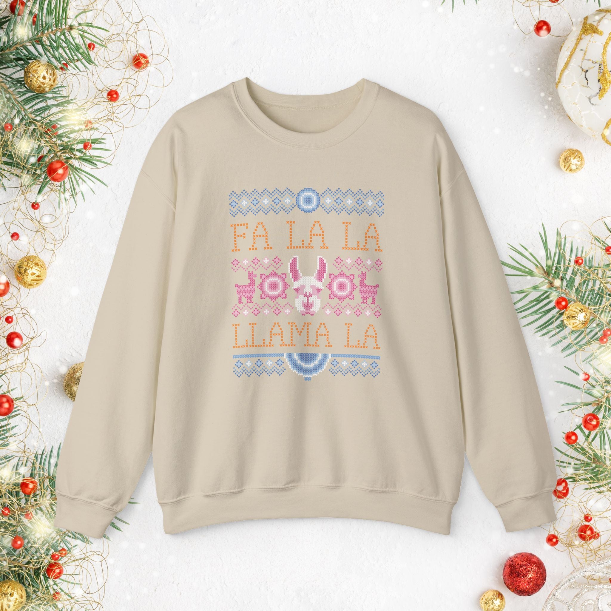 Cute Llama Christmas Sweater