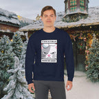 Grumpy Cat Christmas Sweatshirt - "Christmas Makes Me Angry" Graphic Crewneck