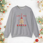Holiday 'Let's Get Baked' Gingerbread Sweatshirt — Funny Christmas Baking Sweater