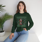 Funny "Merry Christmas Ya Filthy Animal" Christmas Crewneck Sweatshirt