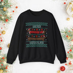 Dachshund Holiday Crewneck Sweatshirt — Cute Wiener Dog Christmas Sweater