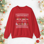Christmas Dinner vs Christmas Party Sweatshirt – Funny Holiday Ugly Sweater Style