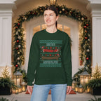 Dachshund Holiday Crewneck Sweatshirt — Cute Wiener Dog Christmas Sweater