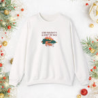 Stay Naughty & Don’t Be Nice Crewneck Sweatshirt — Holiday Graphic Sweatshirt