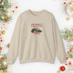 Stay Naughty & Don’t Be Nice Crewneck Sweatshirt — Holiday Graphic Sweatshirt