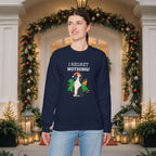 Meowy Christmas Cat Sweatshirt - Cute Holiday Cat Crewneck