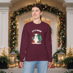 Let It Snow Snowman Sweatshirt – Holiday Cat & Dog Christmas Crewneck